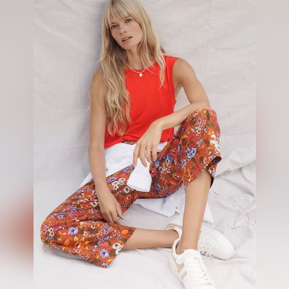 Anthropologie Maeve Flower power pants - Picture 2 of 7